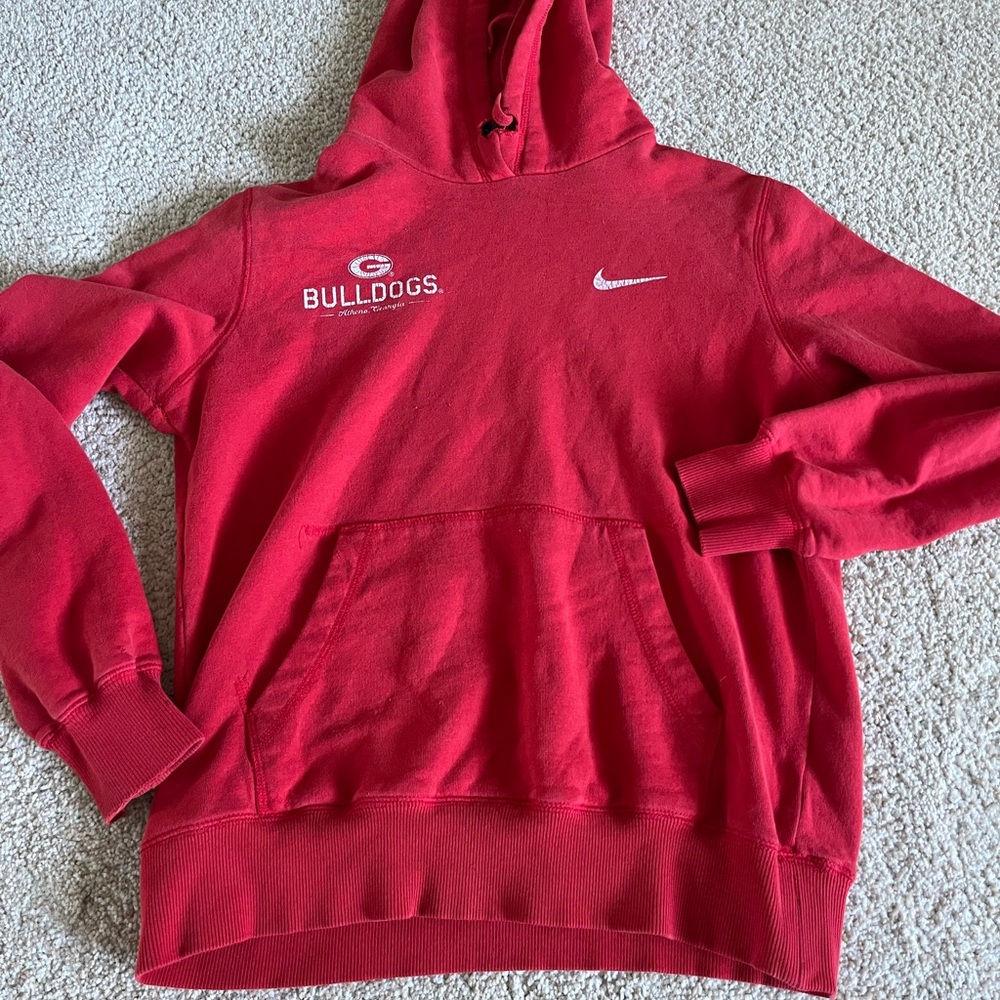 Distressed University of Georgia Bulldogs Nike Sweatshirt